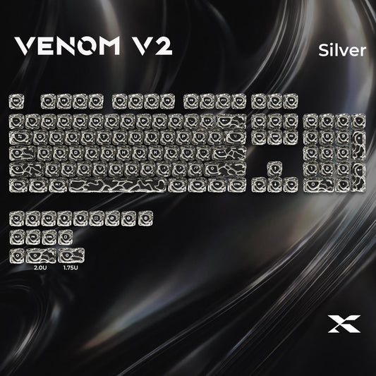 XVX Venom Liquid Metallic MOA Profile ABS+PC Keycap Set