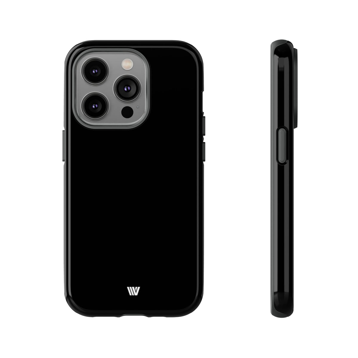 Tough Phone Case Impact Resistant Dual-Layer JET BLACK