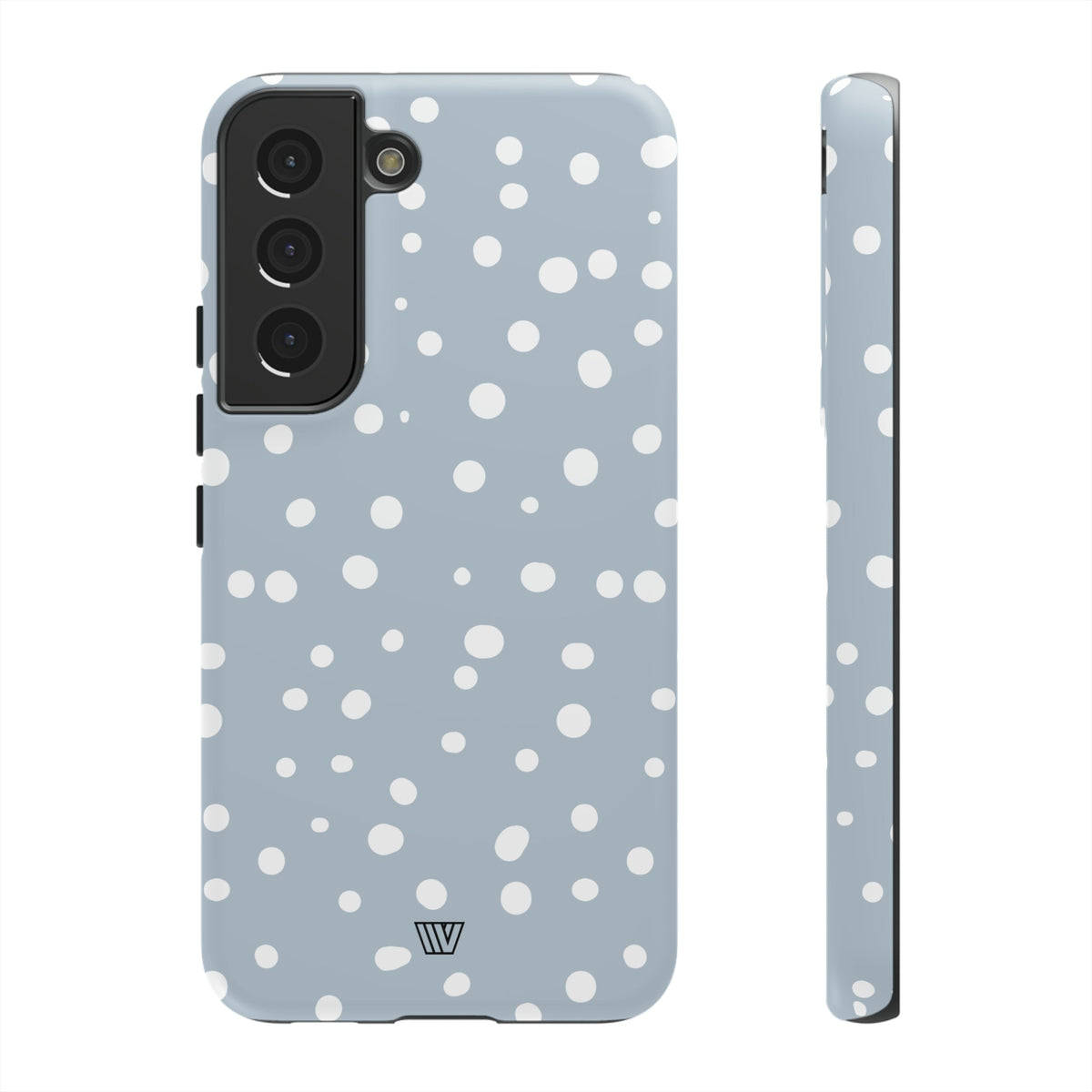 Blue Haze Dots Tough Phone Case Dual-Layer Protective Phone Case