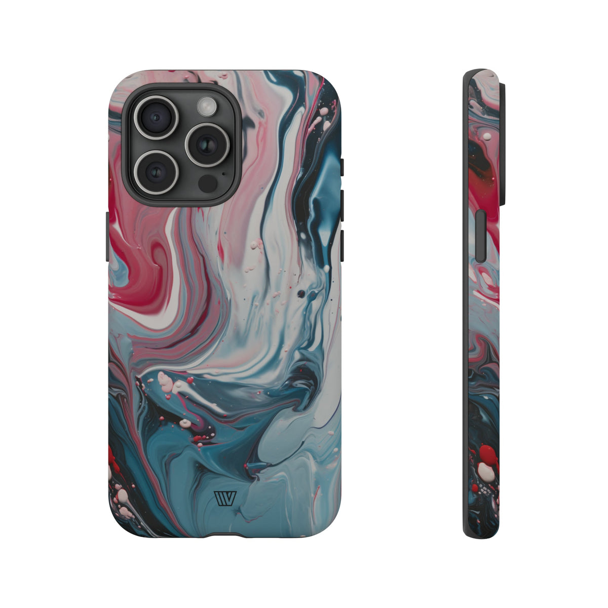 Blue Pastel Swirl Tough Phone Case