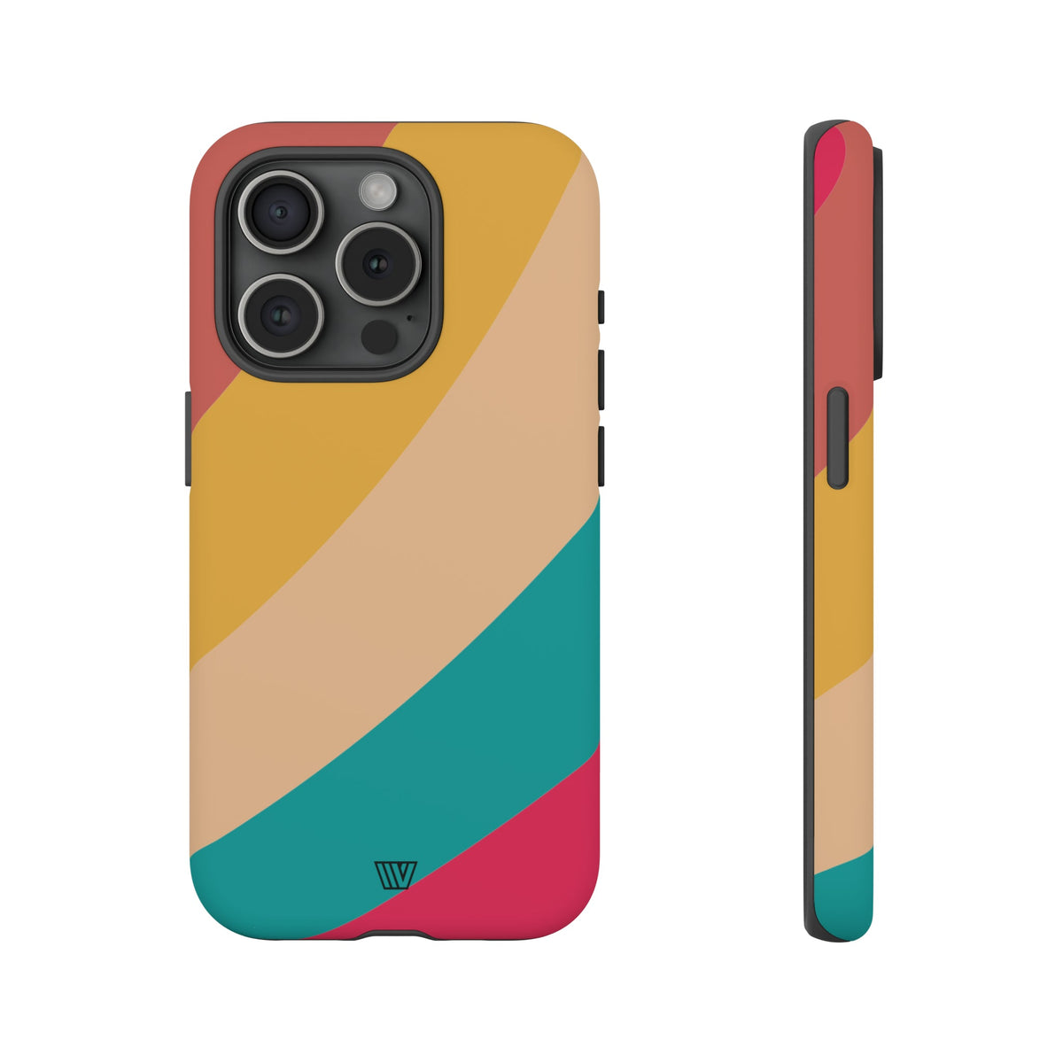 Rainbow Tough Phone Case Durable Impact-Resistant Shell SUMMER BY THE SEA