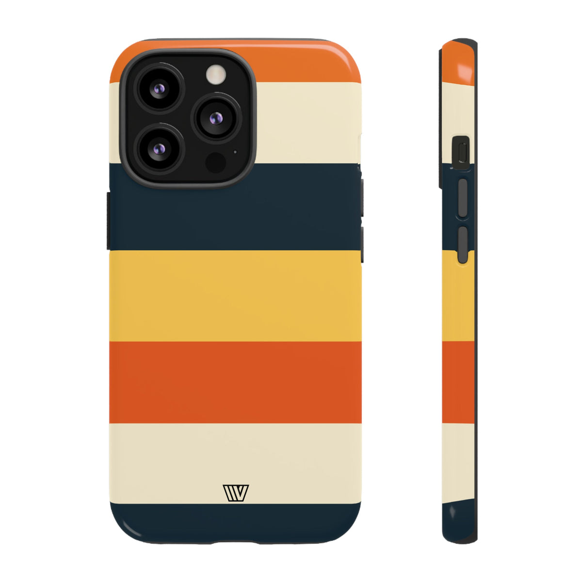 Beach Sunset Stripes Tough Phone Case