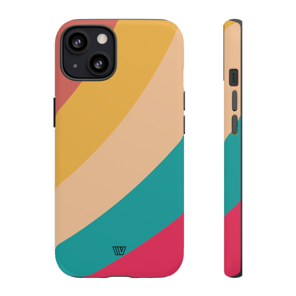 Rainbow Tough Phone Case Durable Impact-Resistant Shell SUMMER BY THE SEA