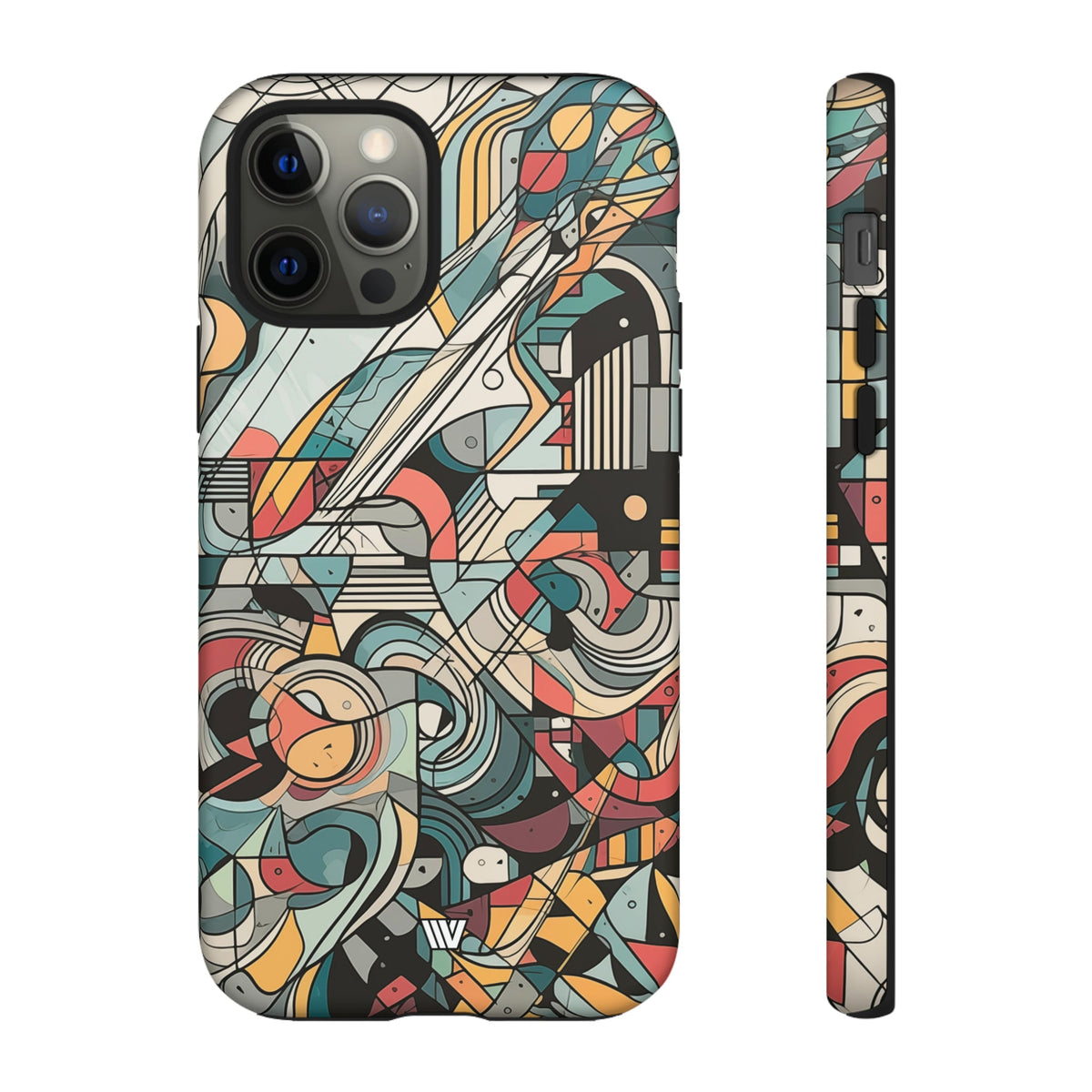 Abstract Doodle #2 Impact-Resistant Tough Phone Case