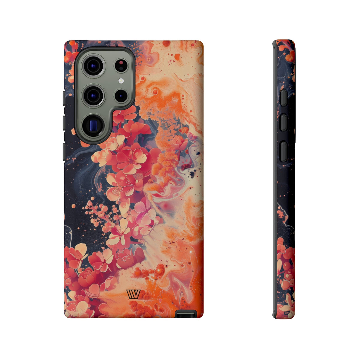 Tough Phone Case Dual-Layer Protection Phone Case WAVE OF FLOWERS