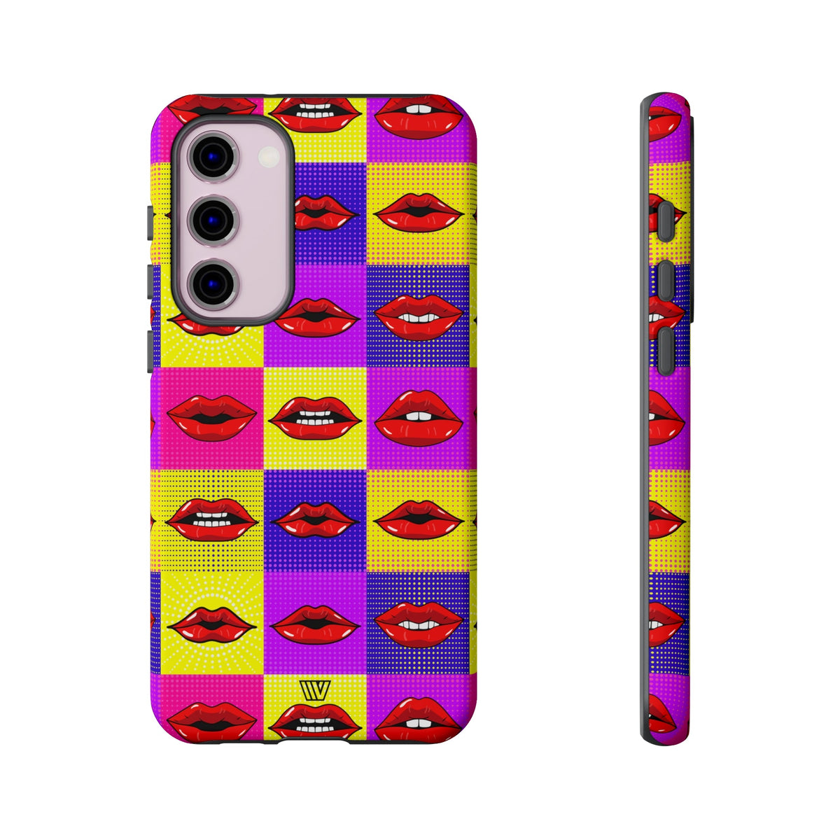 Tough Phone Case Dual-layer Protection POP ART LIPS