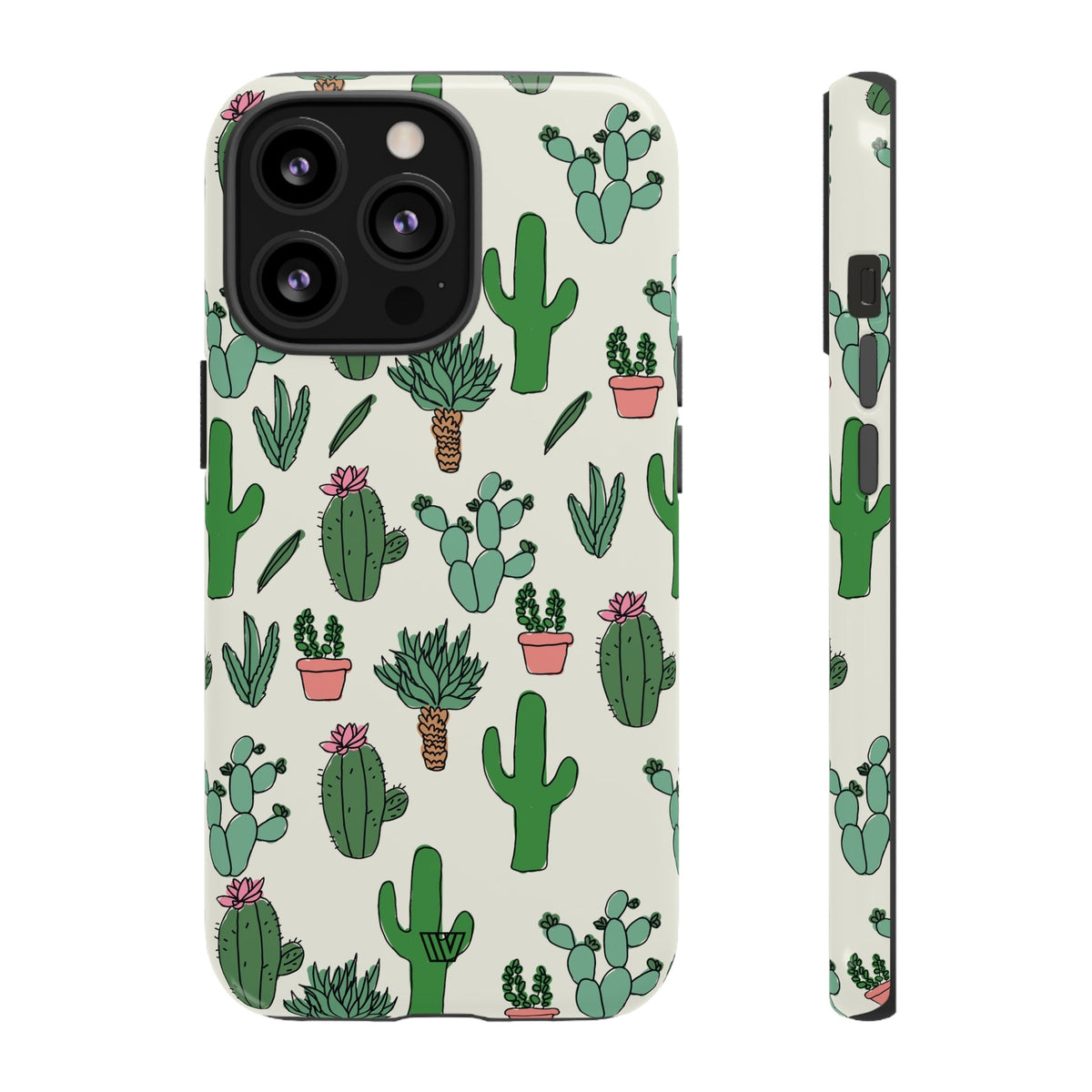 Tough Impact-Resistant Phone Case CACTUS DOODLES