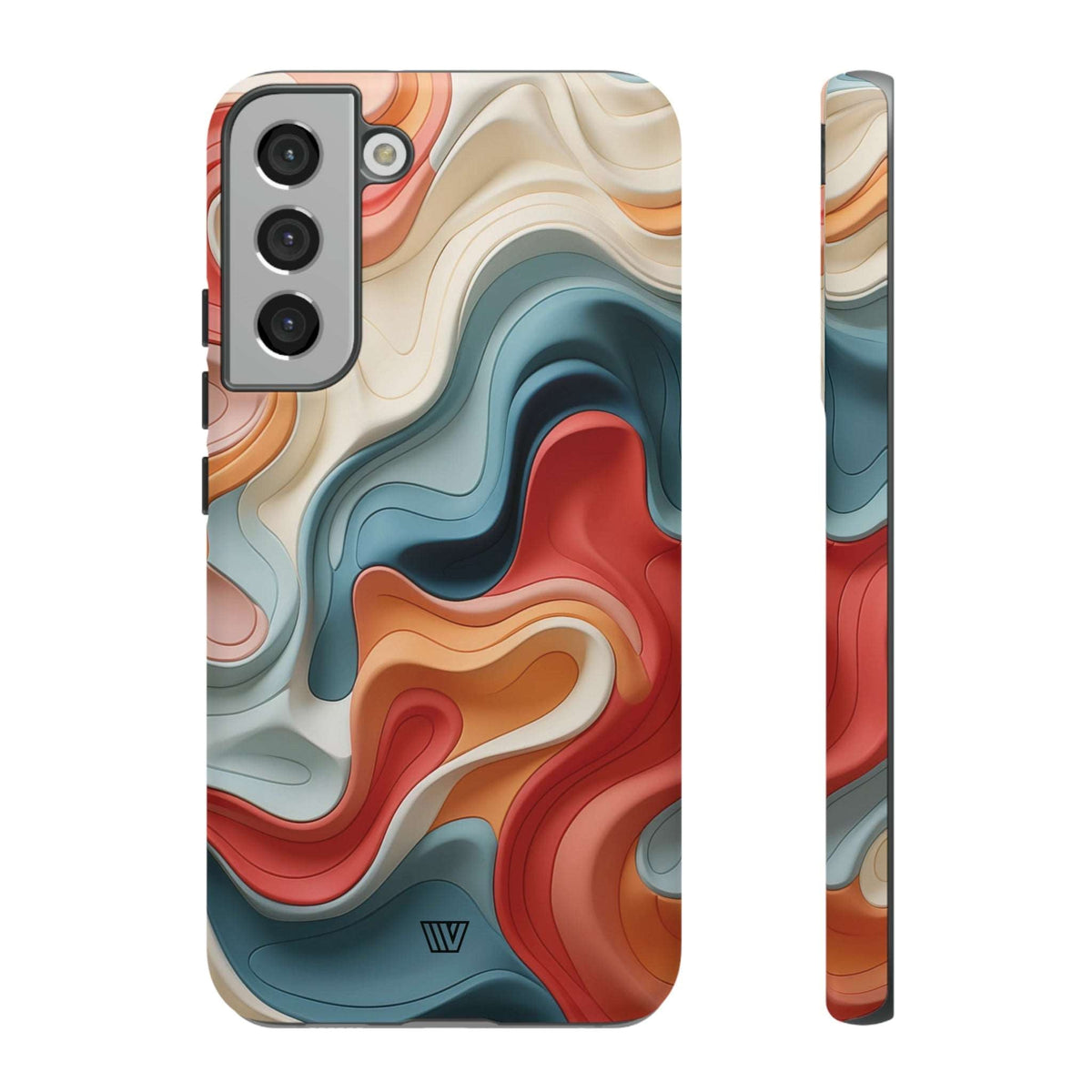 3D Colorful Clay Tough Phone Case