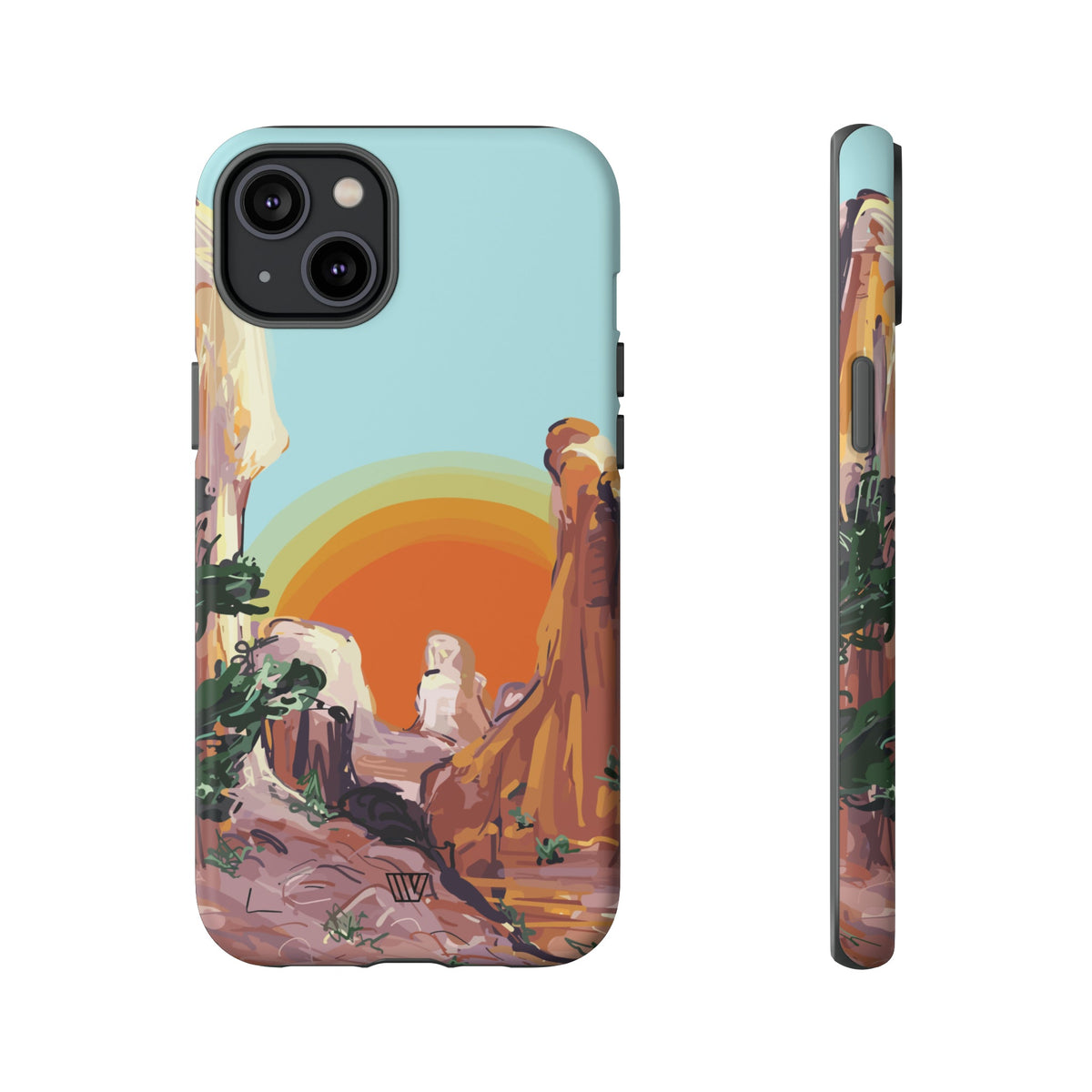 Tough Phone Case 8ft Drop Tested DESERT SUNRISE TROVVVE X EARTH FORMATIONS