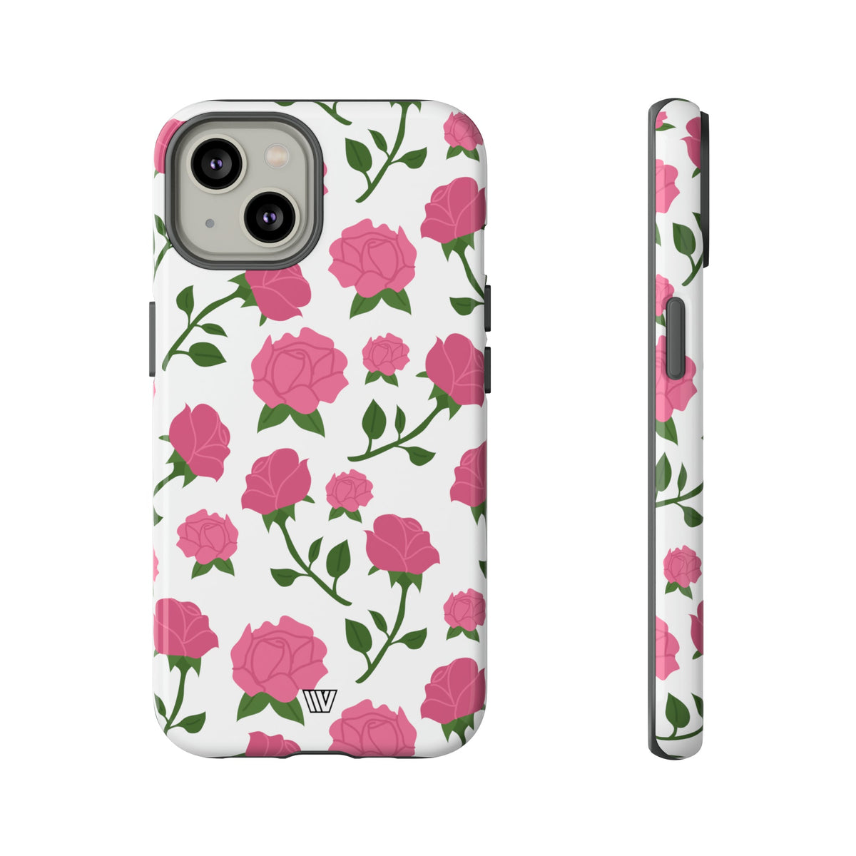 Pink Roses Tough Phone Case Dual-Layer Protective Trovvve