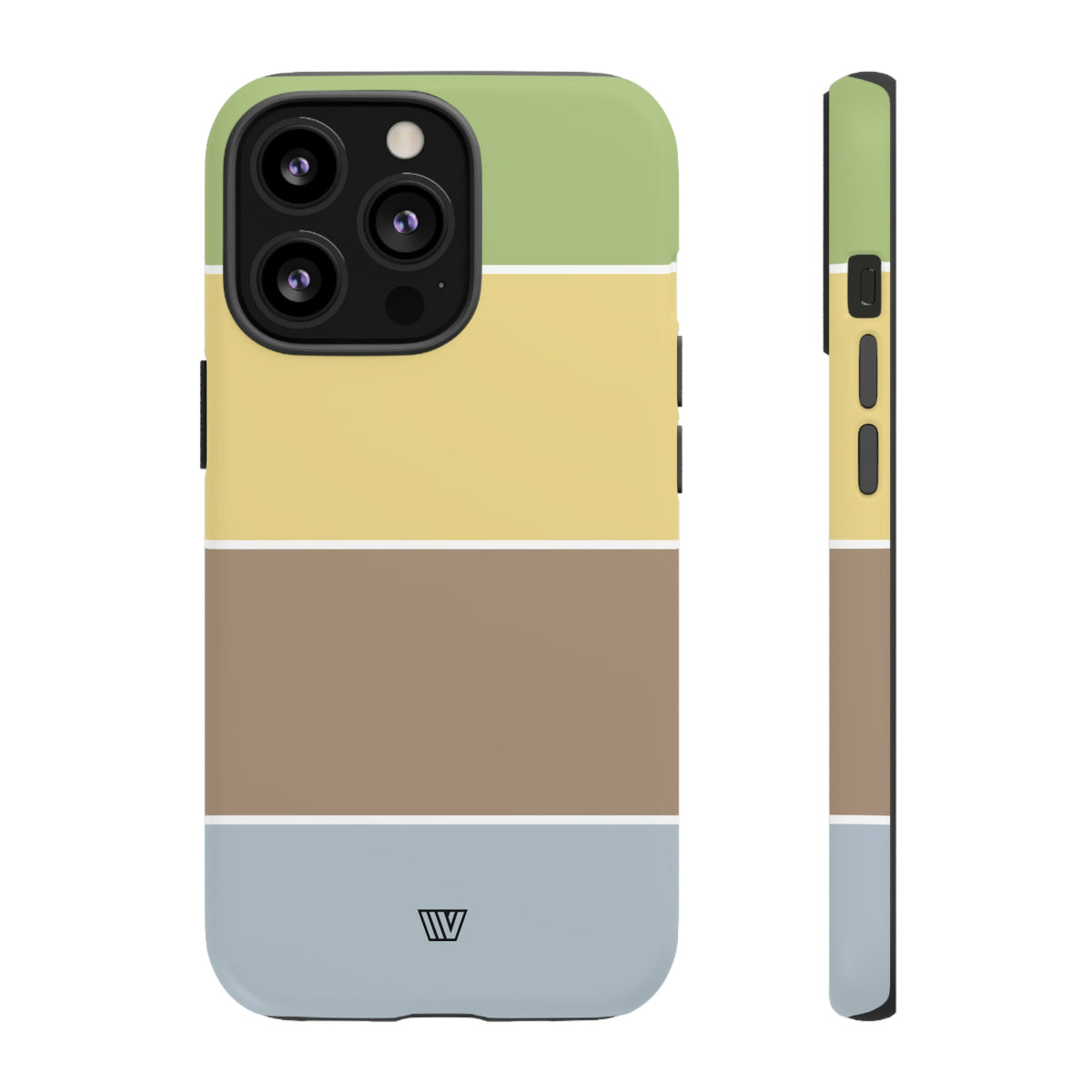 Bold Stripes Tough Phone Case Dual-Layer Impact Resistant