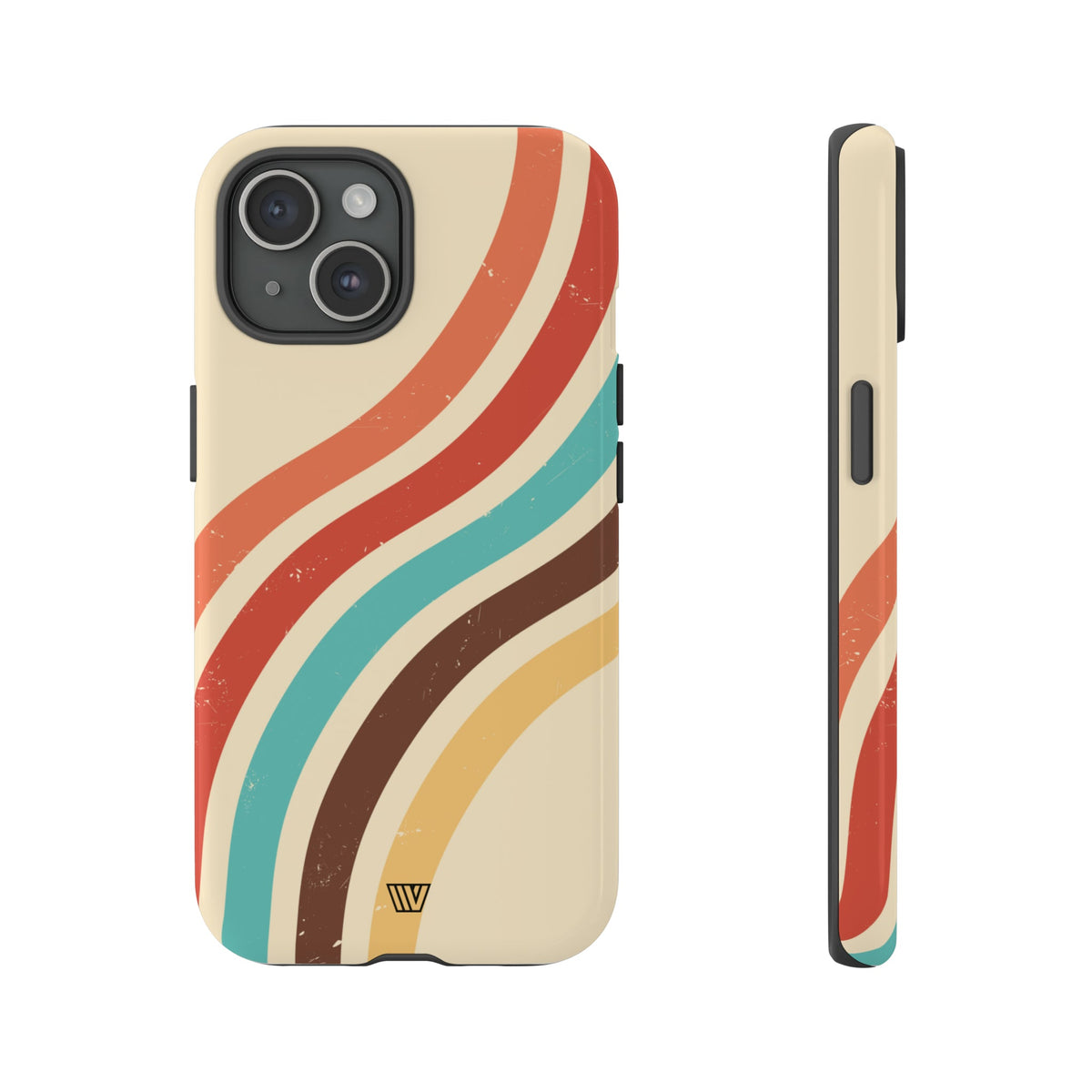 Vintage Stripe Tough Durable Phone Case