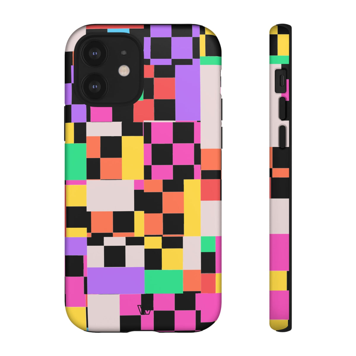 Mashed Up Checkerboard Tough Phone Case
