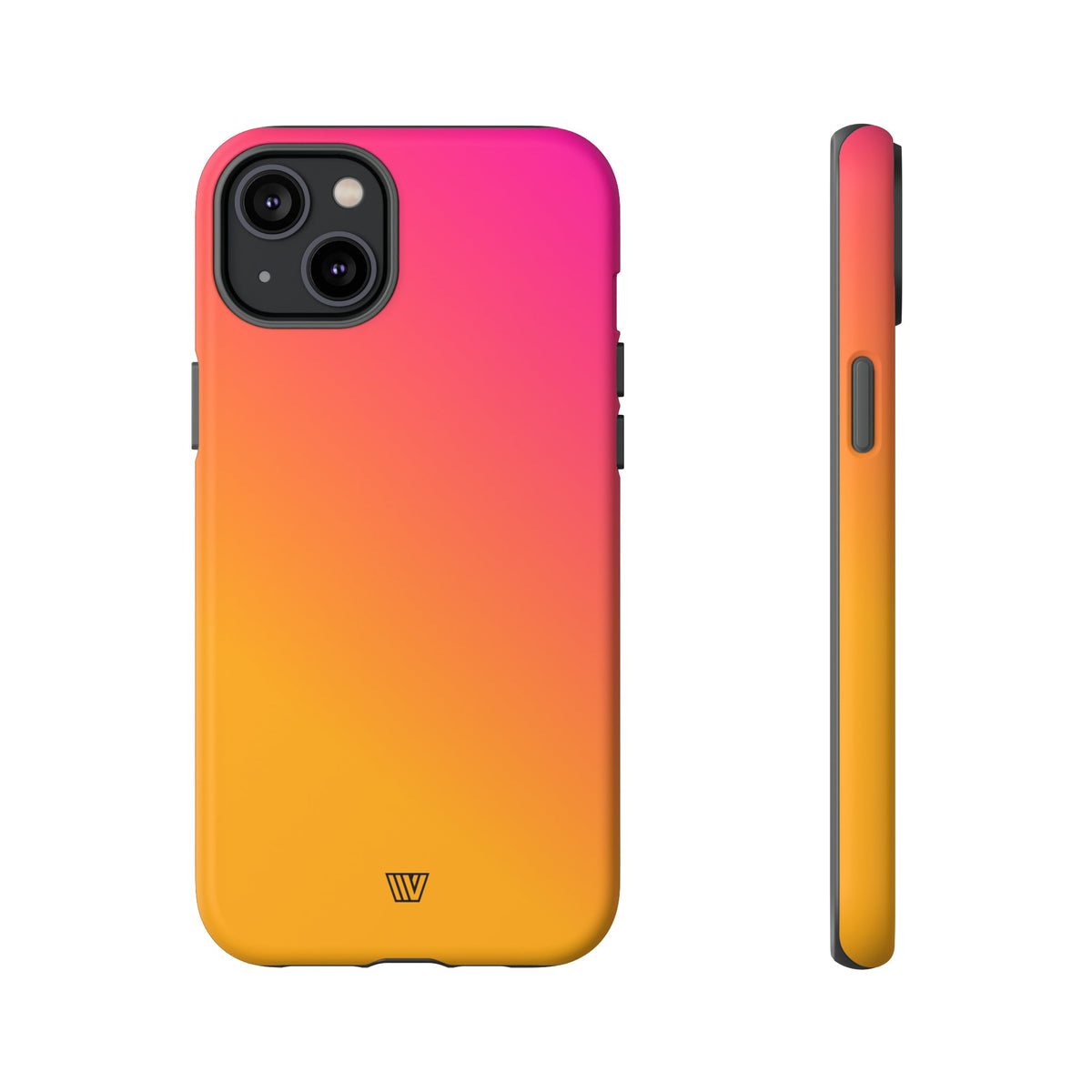 Hot Pink Orange Tough Phone Case