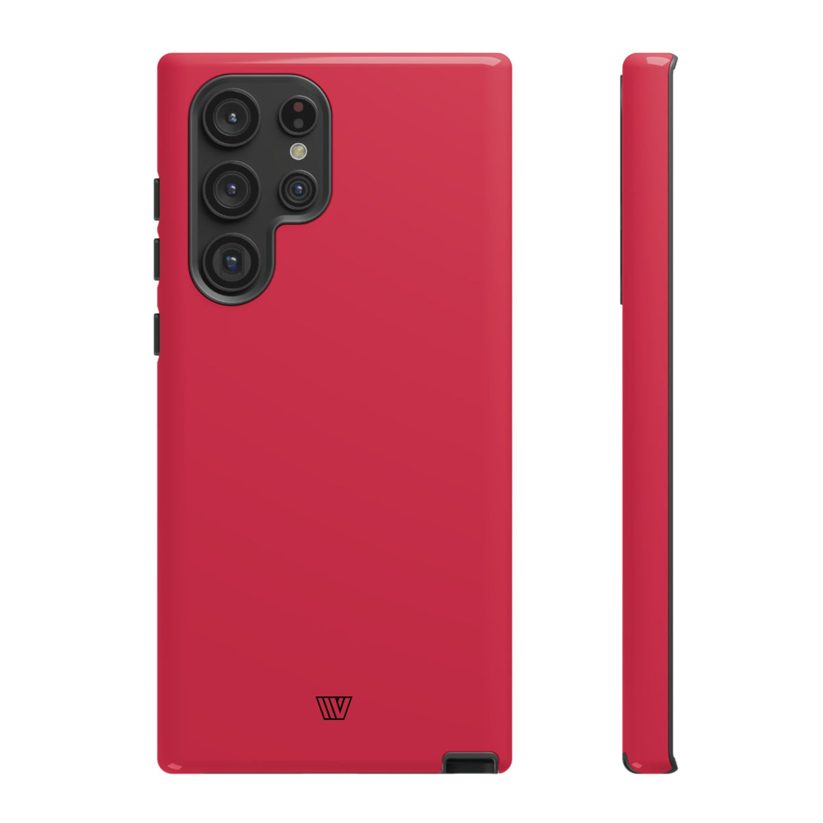 Red Amaranth Tough Phone Case Dual-Layer Protection