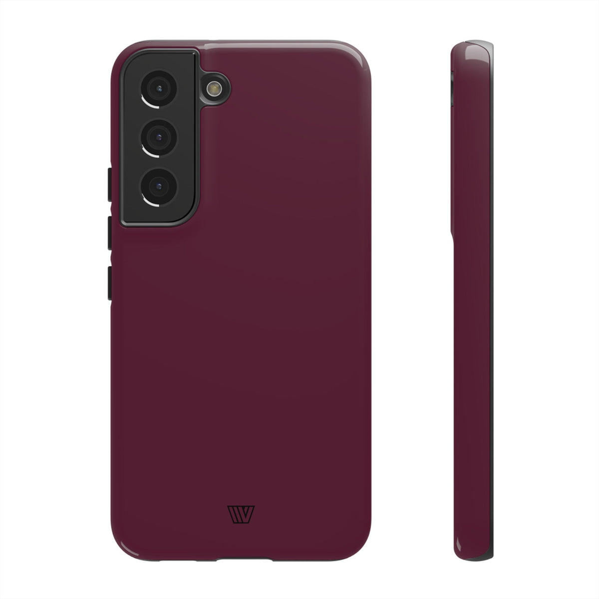 Tough Phone Case Wine Berry Protective Dual-Layer Polycarbonate Shell