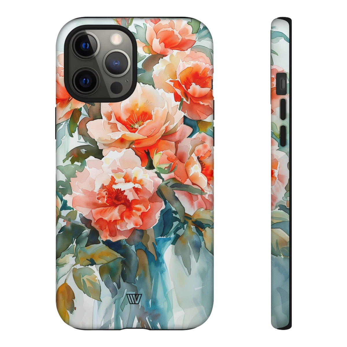 Tough Phone Case Dual-Layer Impact Resistant PEONY DREAMS