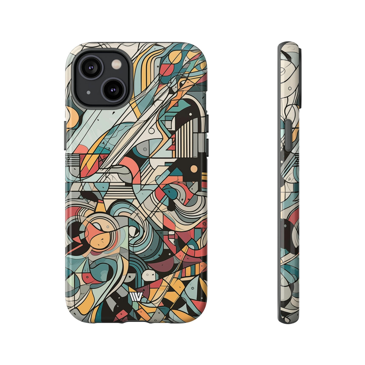 Abstract Doodle #2 Impact-Resistant Tough Phone Case