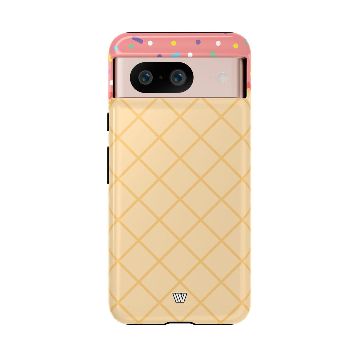 Ice Cream Cone Tough Phone Case Dual-Layer Protection