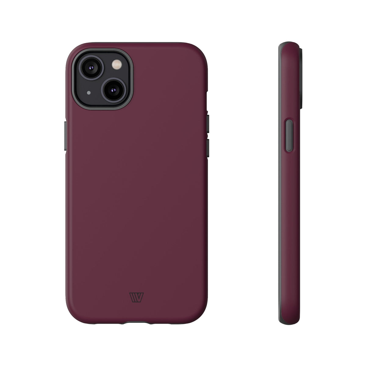 Tough Phone Case Wine Berry Protective Dual-Layer Polycarbonate Shell