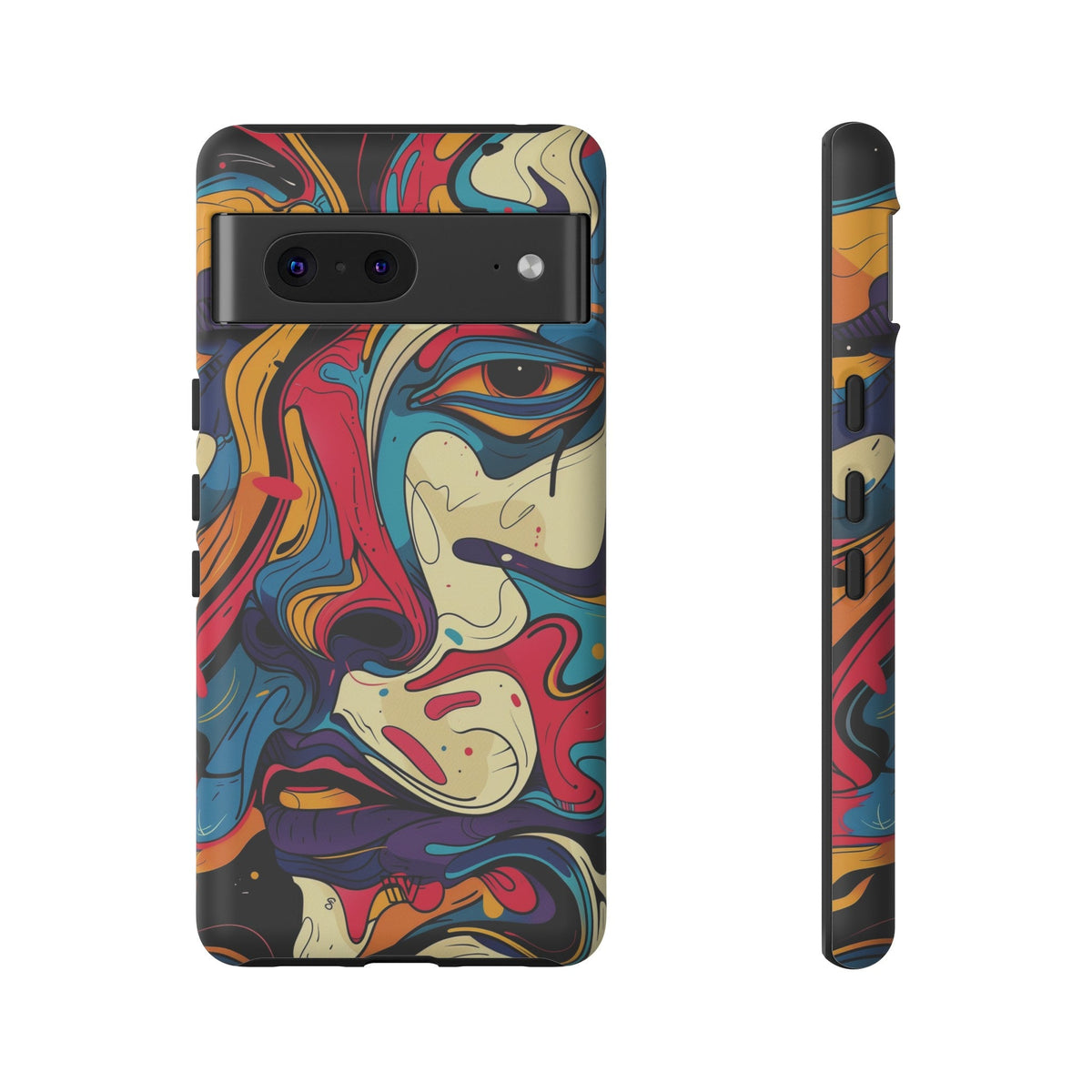 Tough Impact Resistant Phone Case ABSTRACT GAZE