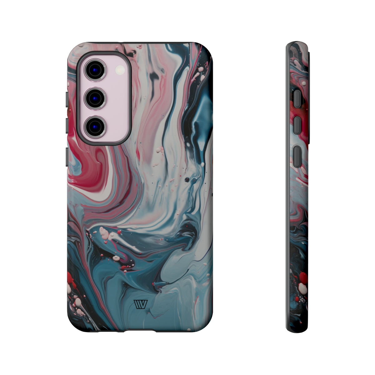 Blue Pastel Swirl Tough Phone Case