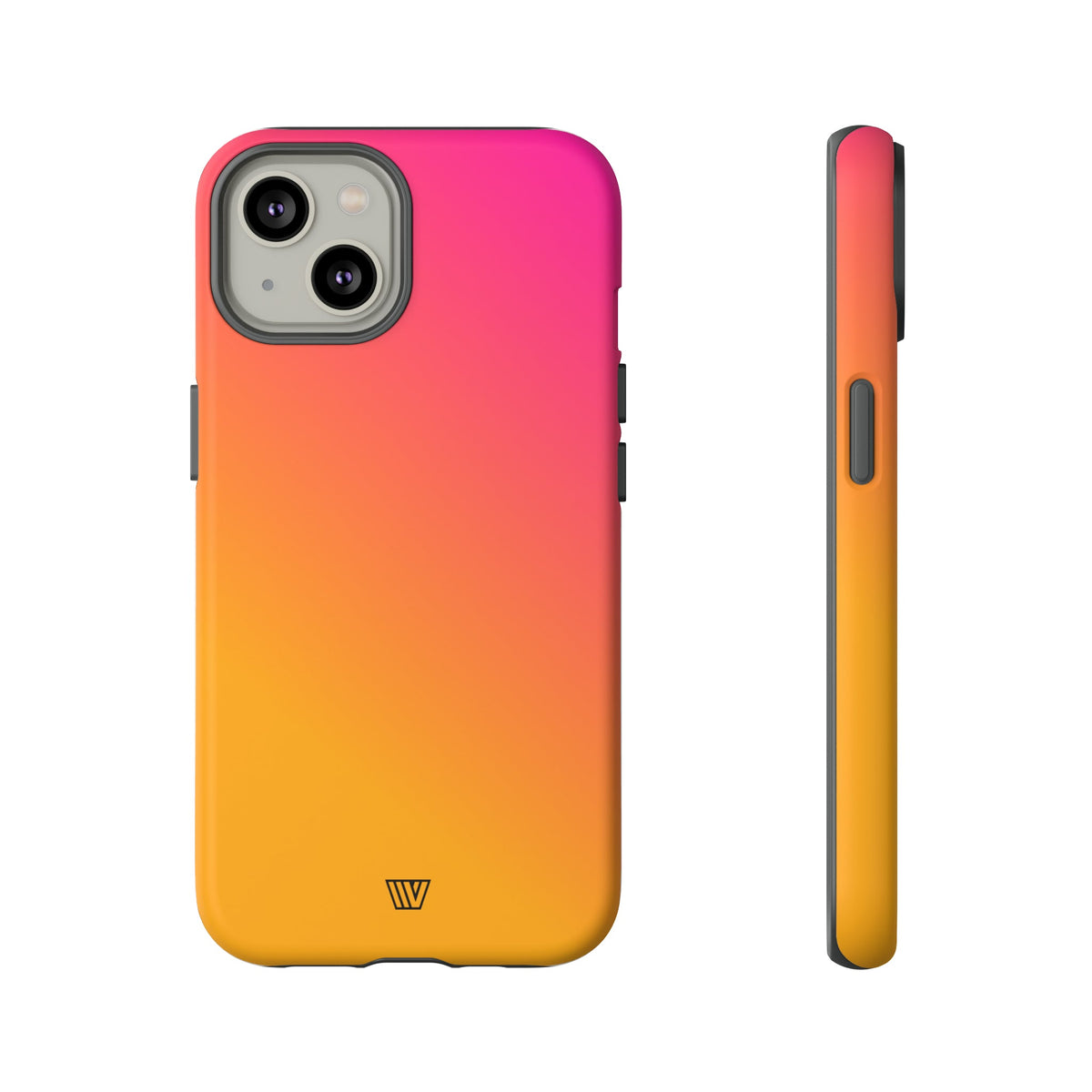 Hot Pink Orange Tough Phone Case