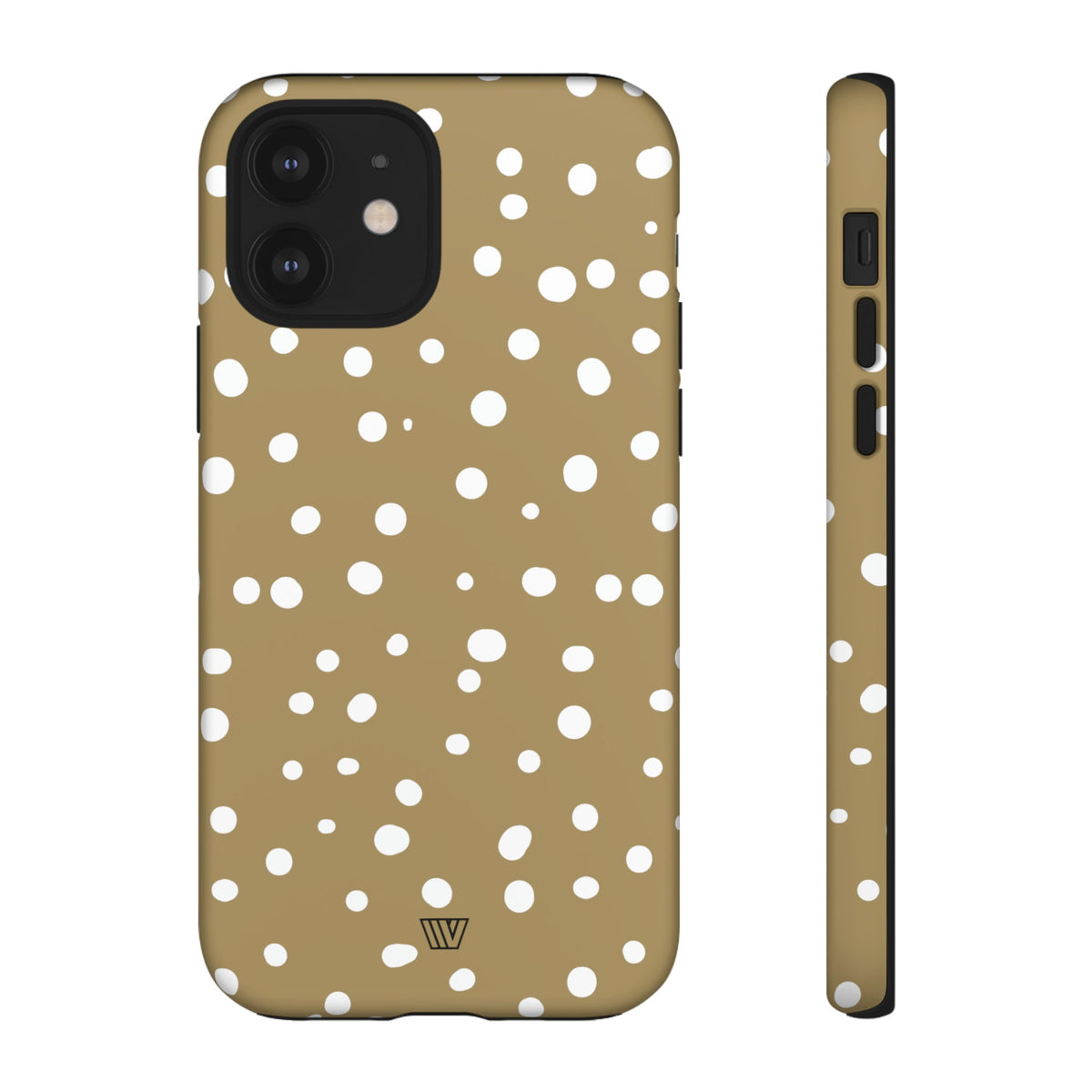 Dark Beige Dots Tough Phone Case