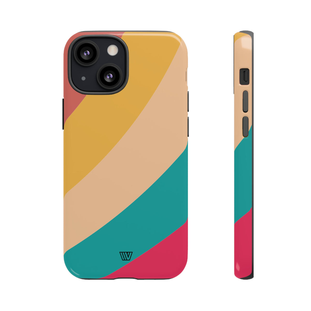 Rainbow Tough Phone Case Durable Impact-Resistant Shell SUMMER BY THE SEA