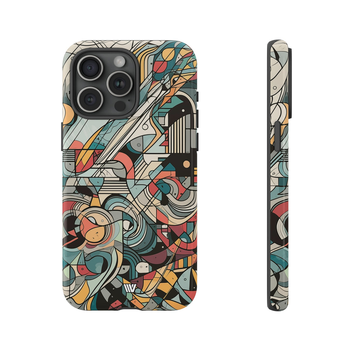 Abstract Doodle #2 Impact-Resistant Tough Phone Case