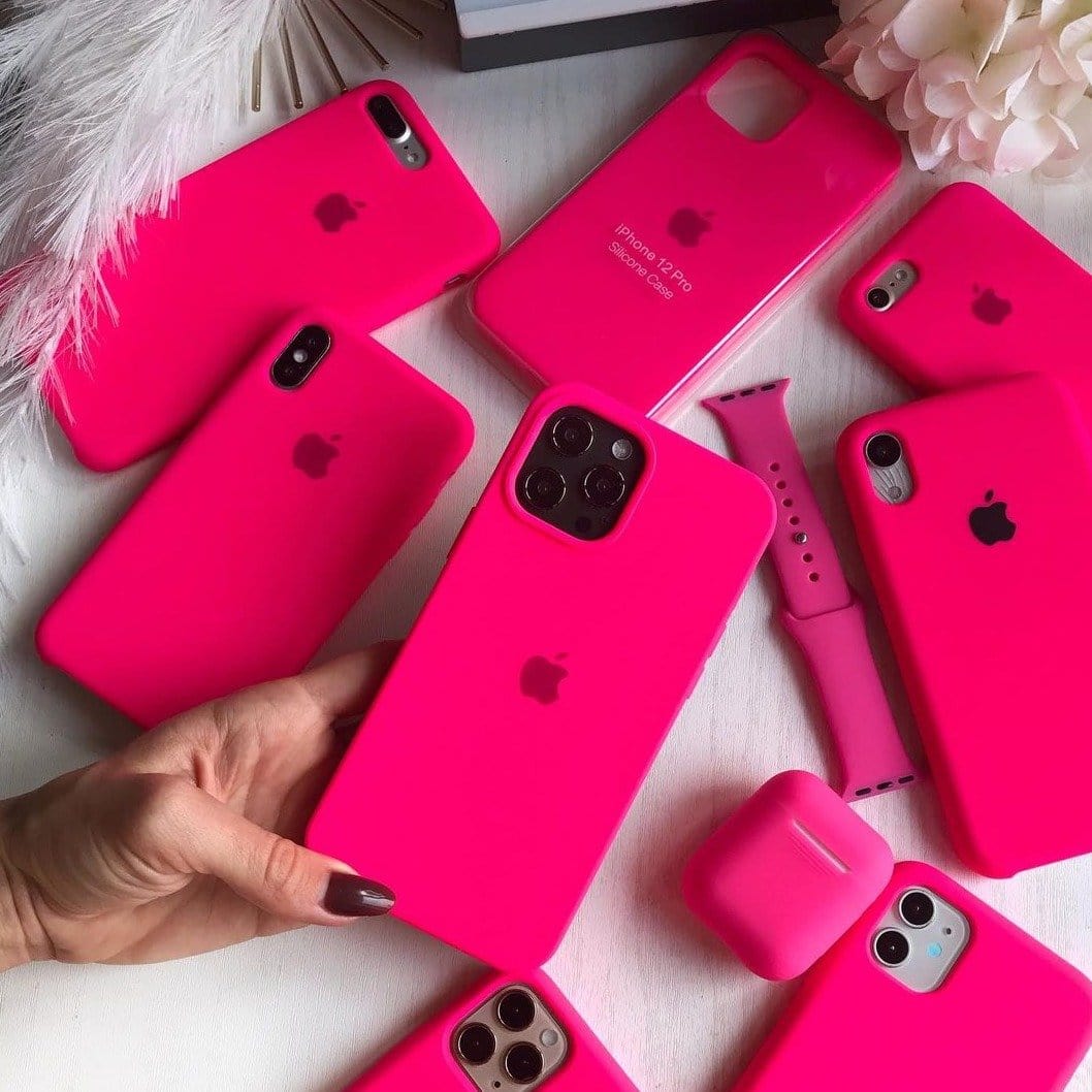 iPhone Silicone Case Firefry Rose Full Body Protective Cover Apple