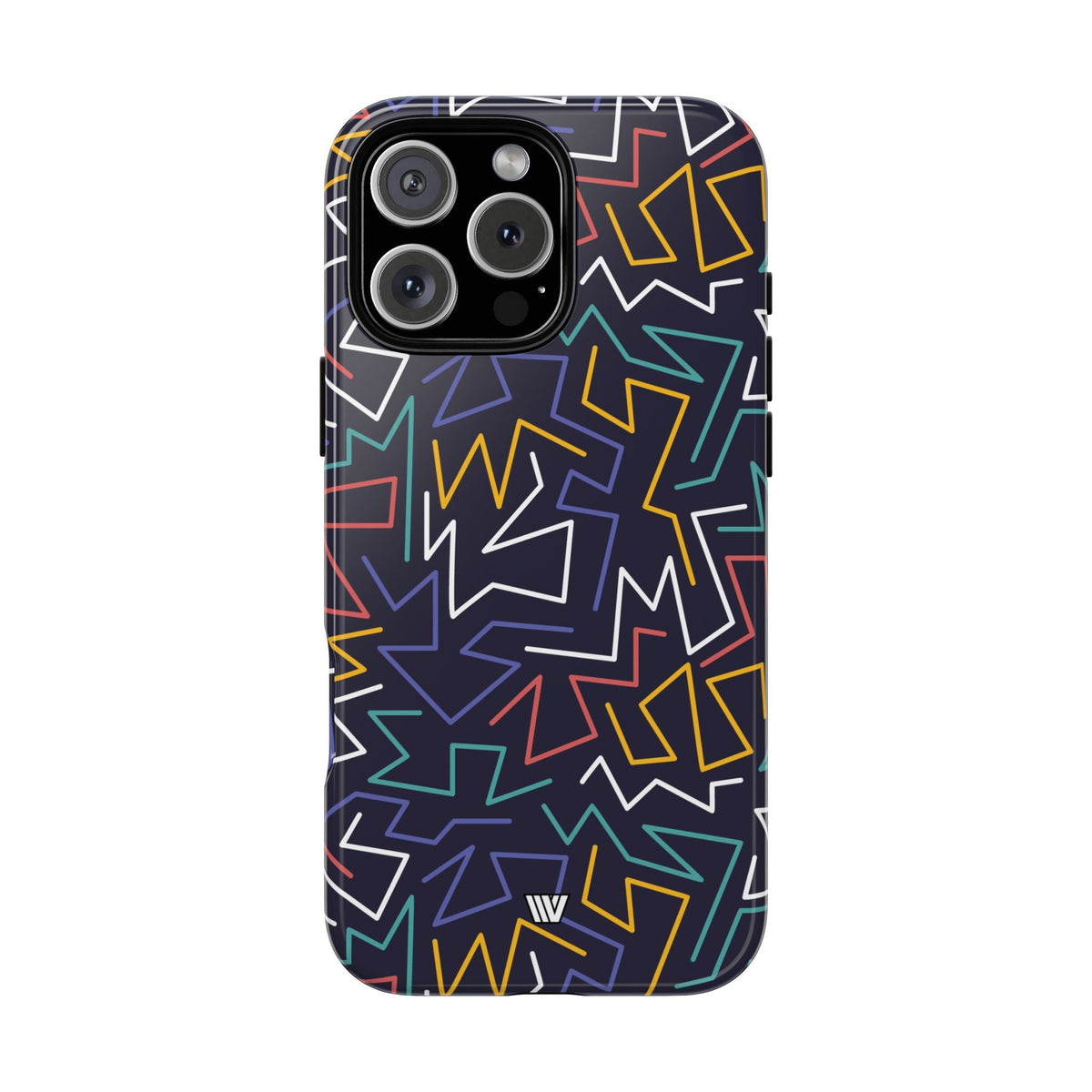 Tough Impact Resistant Phone Case ZIGZAG NIGHT