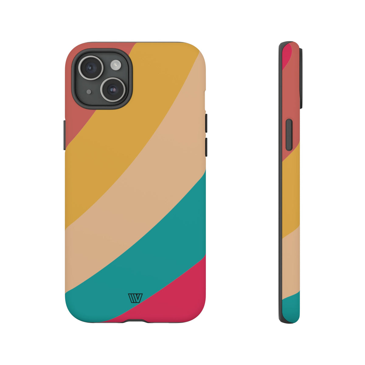 Rainbow Tough Phone Case Durable Impact-Resistant Shell SUMMER BY THE SEA