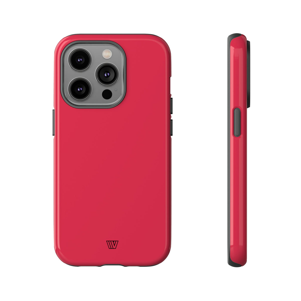 Red Amaranth Tough Phone Case Dual-Layer Protection