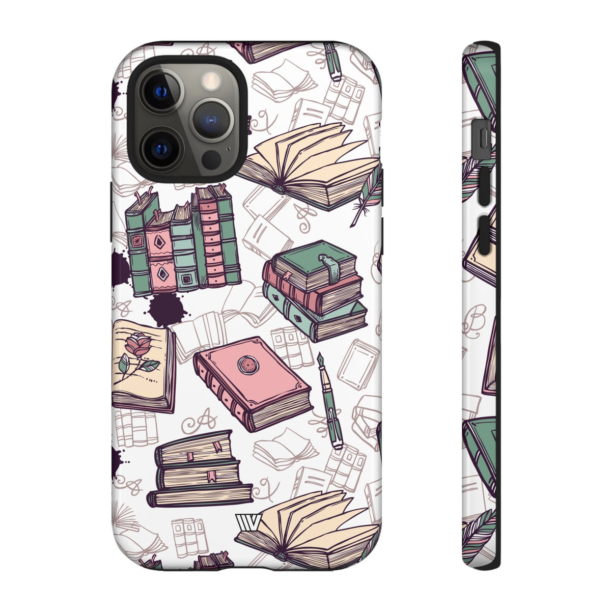 Tough Phone Case Impact Resistant Dual-layer Protective - BOOK LOVER