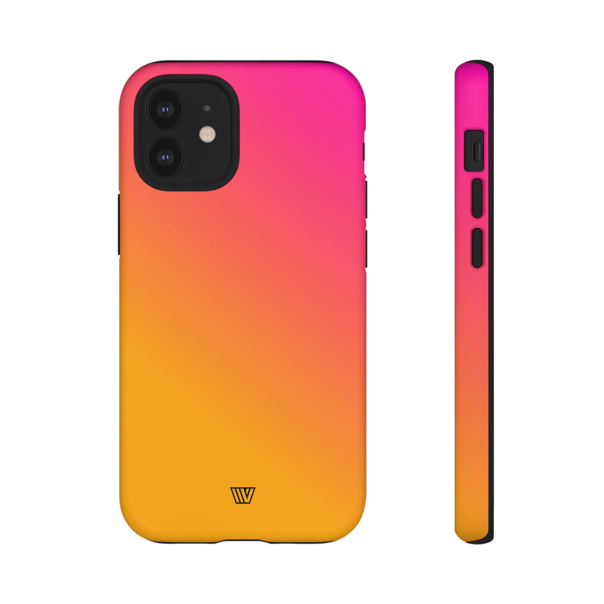 Hot Pink Orange Tough Phone Case