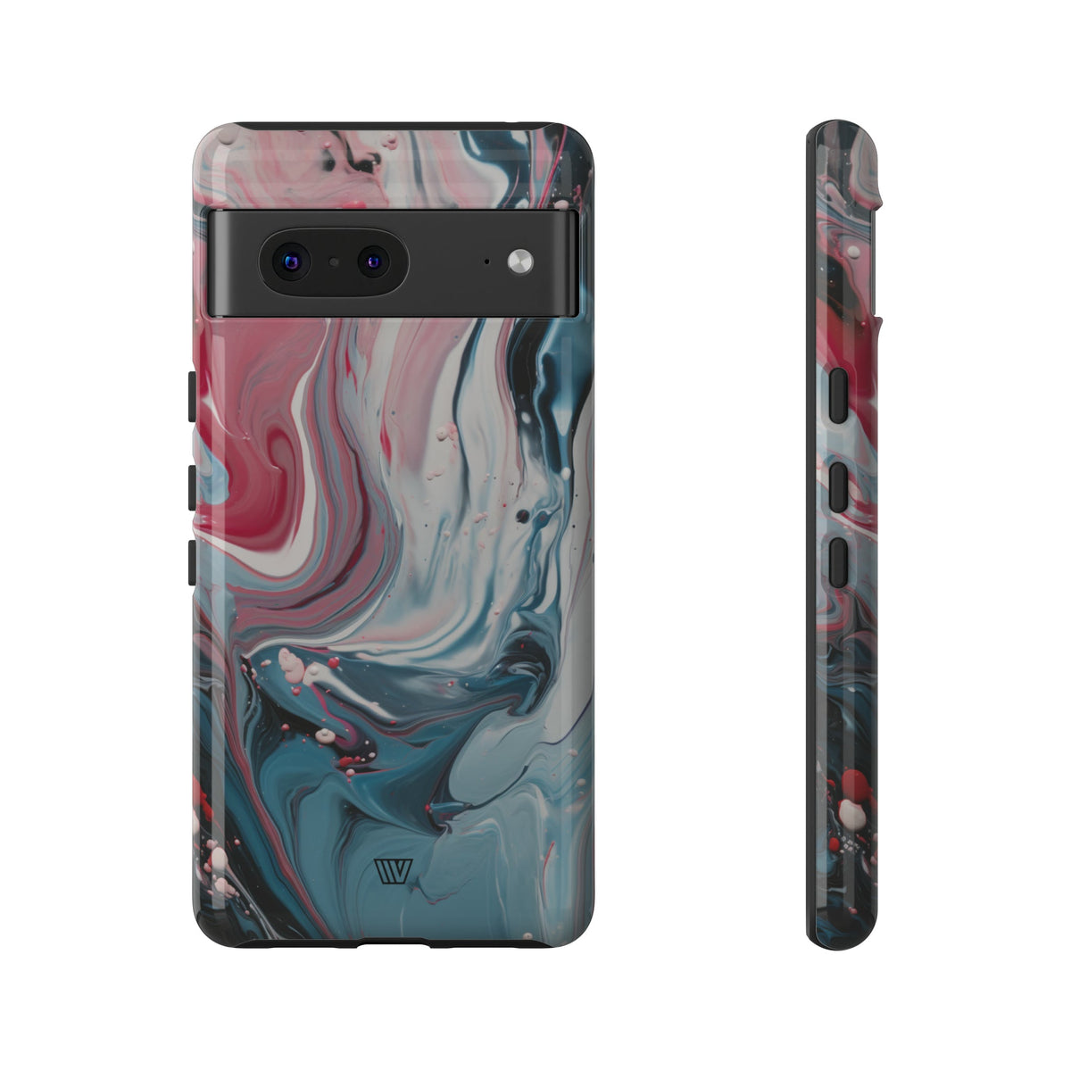 Blue Pastel Swirl Tough Phone Case