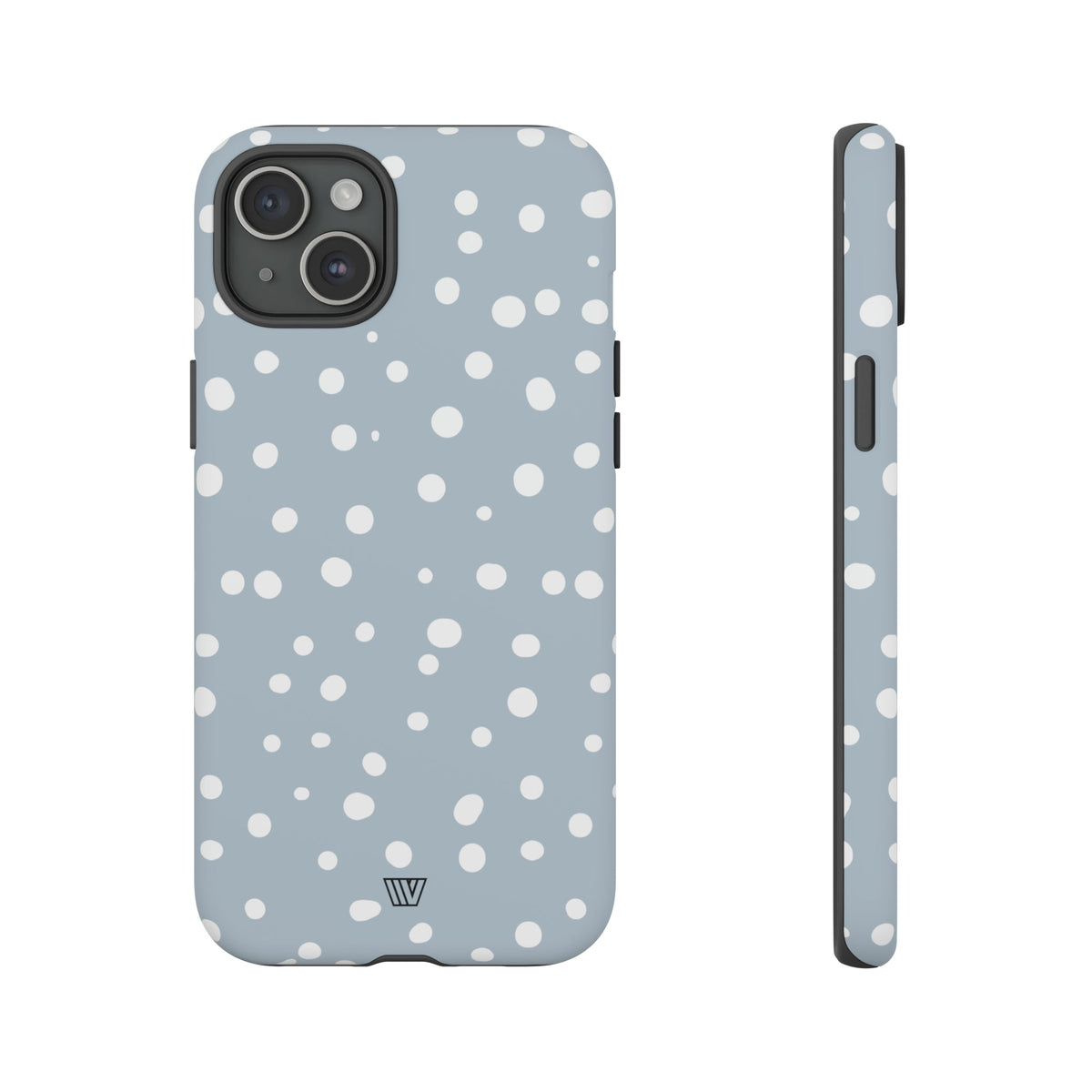 Blue Haze Dots Tough Phone Case Dual-Layer Protective Phone Case