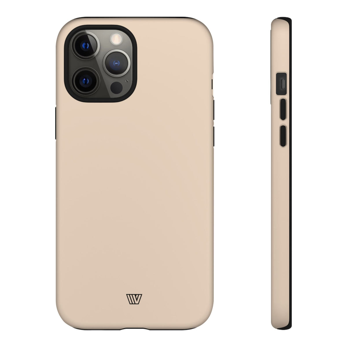 Tough Phone Case Impact Resistant Dual-Layer ALMOND