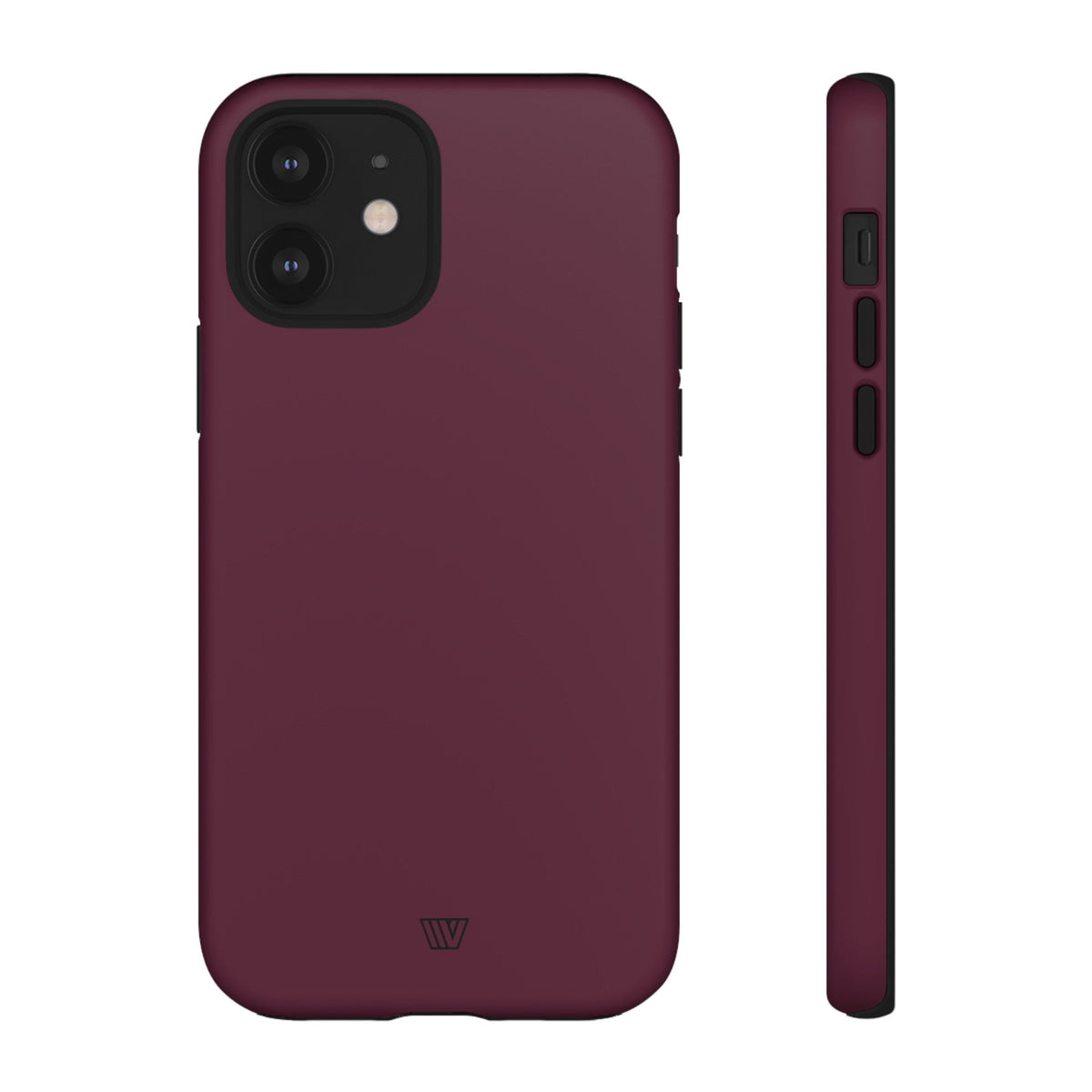 Tough Phone Case Wine Berry Protective Dual-Layer Polycarbonate Shell