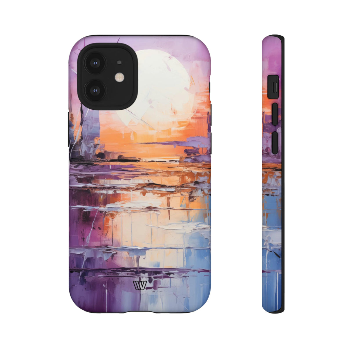 Acrylic Sunset Tough Phone Case Dual-Layer Protection