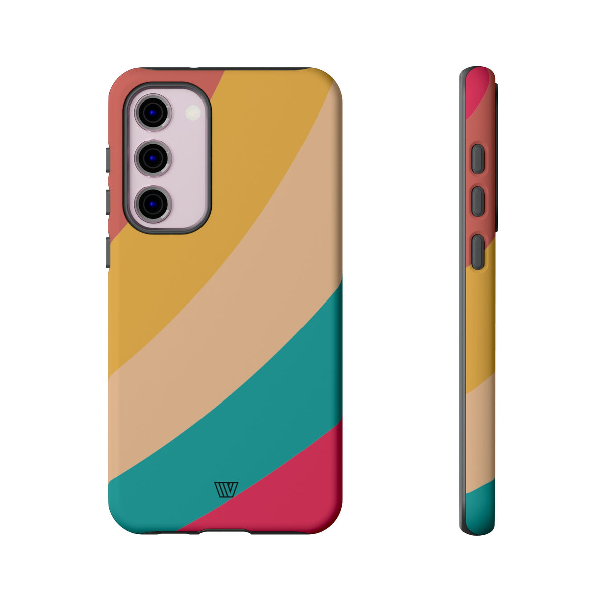 Rainbow Tough Phone Case Durable Impact-Resistant Shell SUMMER BY THE SEA