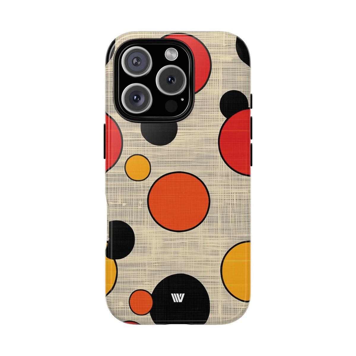 Tough Phone Case Mid-Century Dots Protective Cover