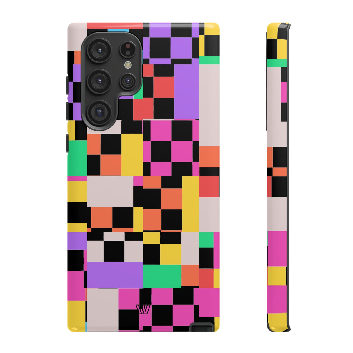 Mashed Up Checkerboard Tough Phone Case