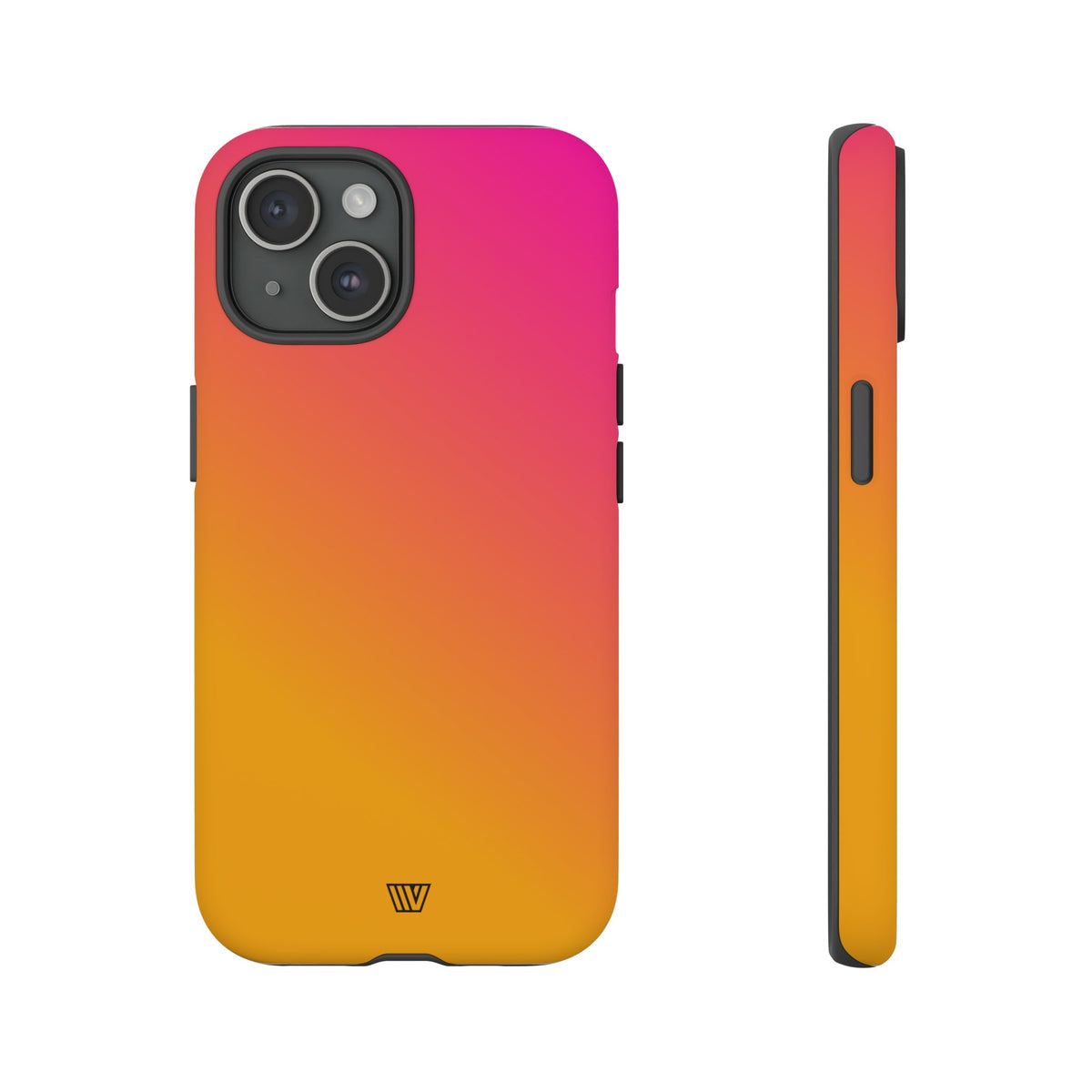 Hot Pink Orange Tough Phone Case