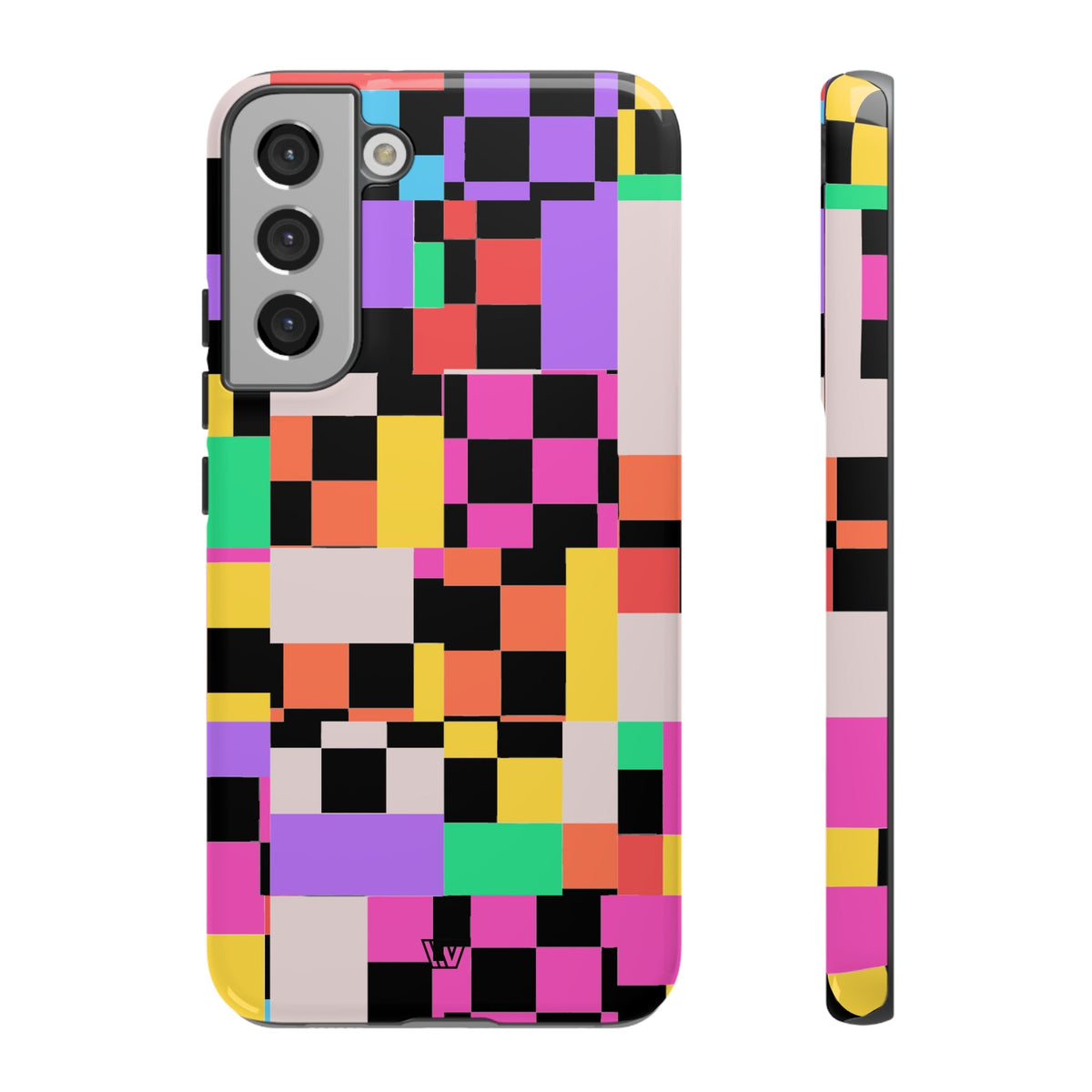 Mashed Up Checkerboard Tough Phone Case
