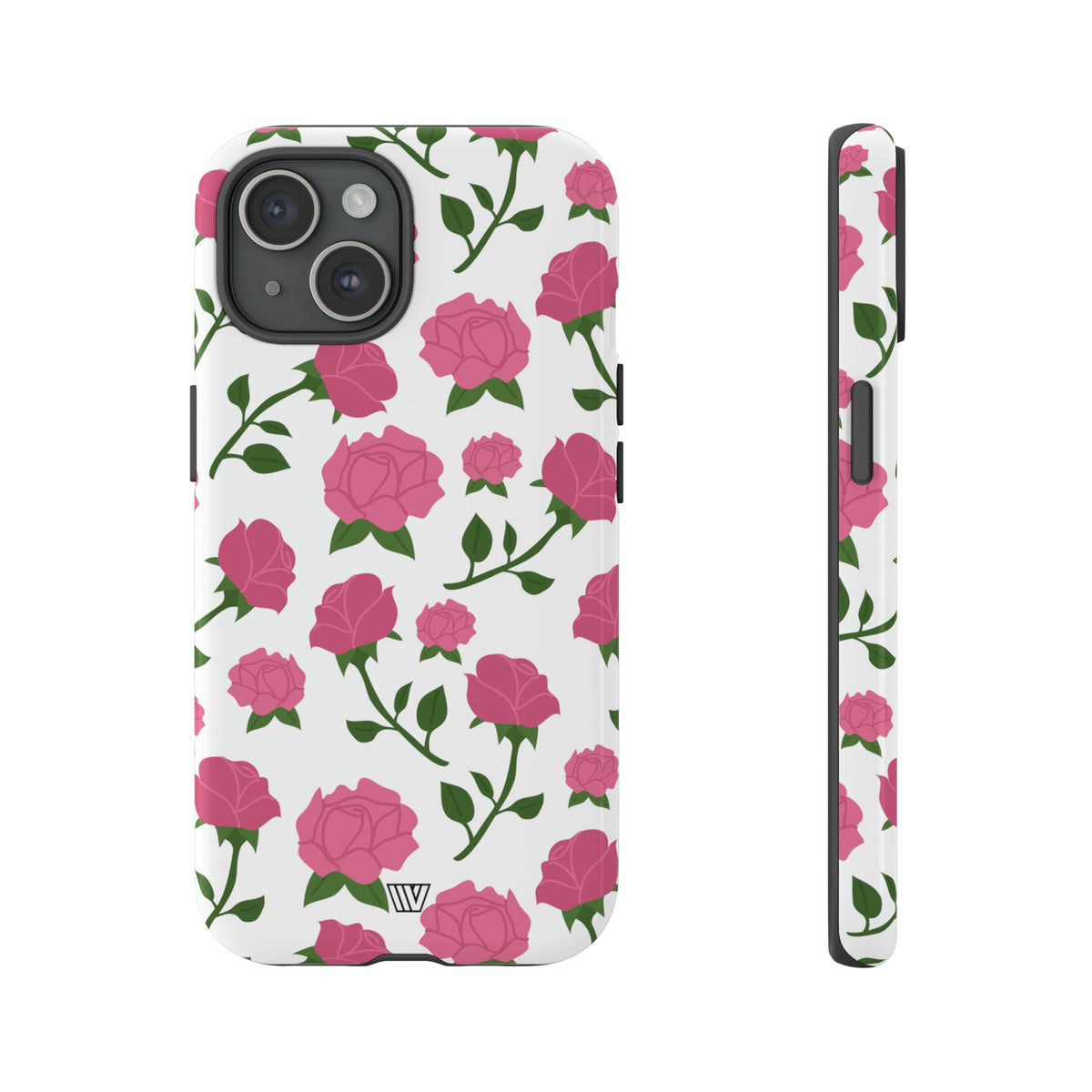 Pink Roses Tough Phone Case Dual-Layer Protective Trovvve