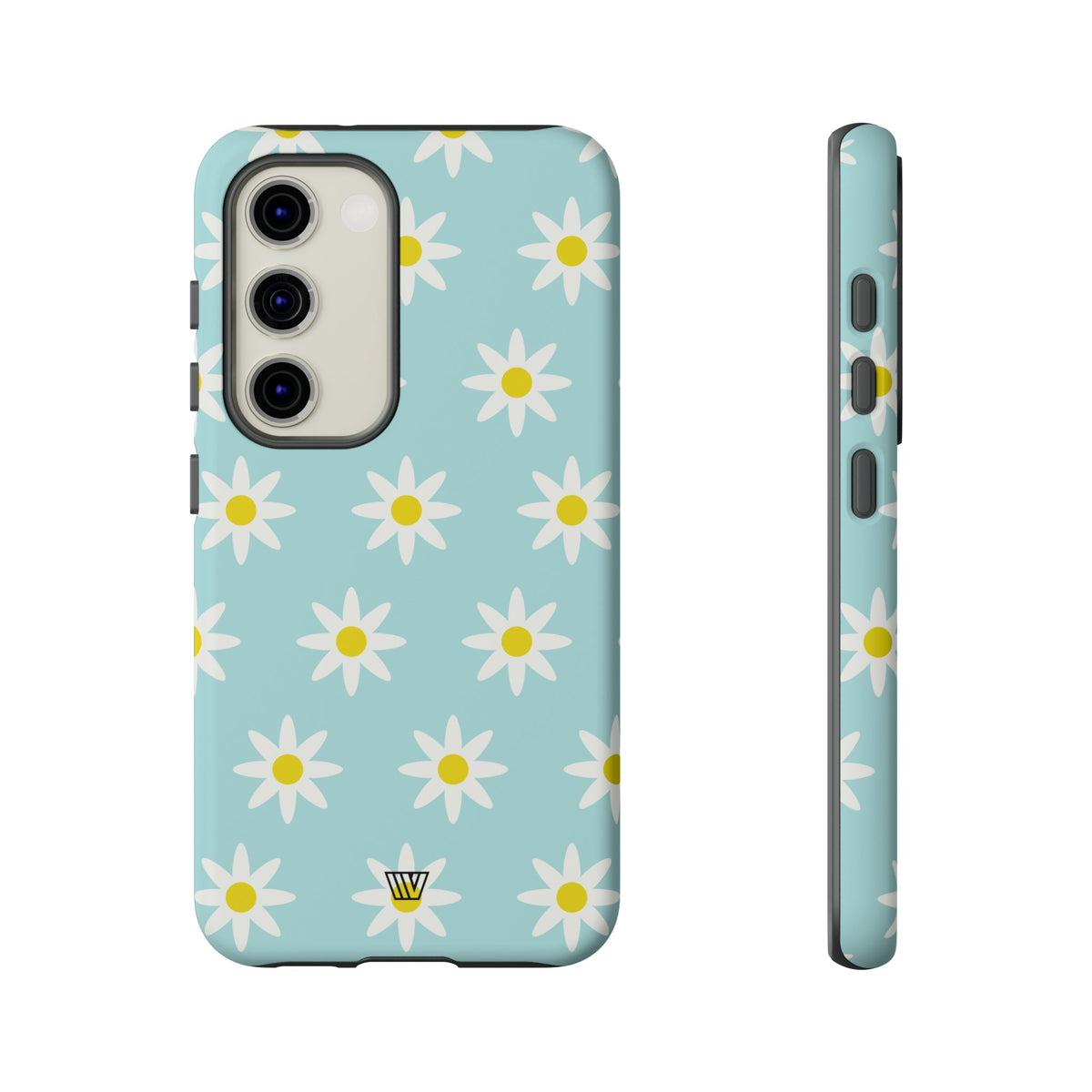 Tough Phone Case Dual Layer Impact Resistant DOODLE DAISY