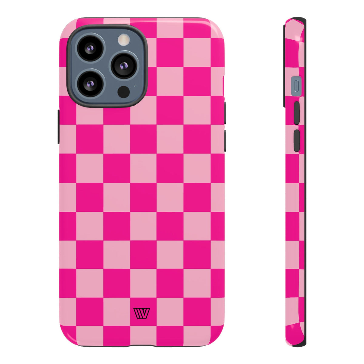 Hot Pink Checkerboard Tough Phone Case Trovvve