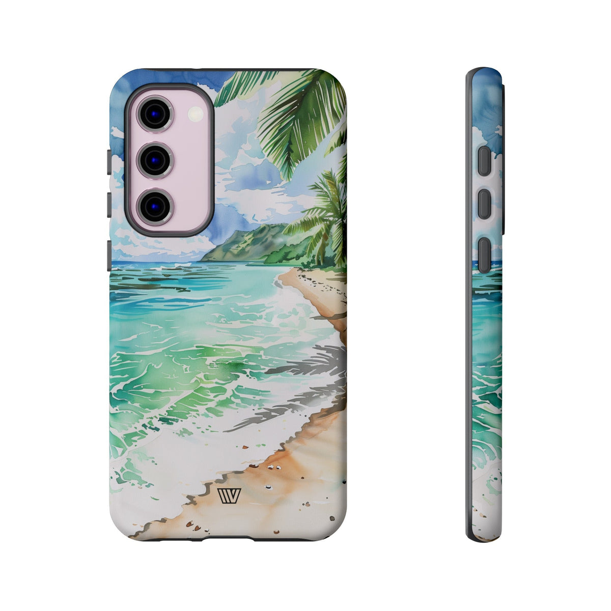 Watercolor Beach Tough Phone Case